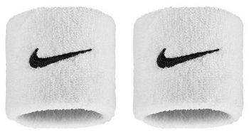 Munequera de esponja  x2  nike swoosh classic blanco