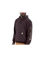sudadera carhartt sleeve logo hombre beige