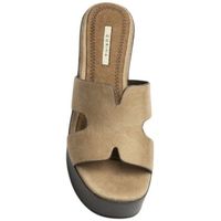 corina zapatos de tacon zueco cuna antelina para mujer