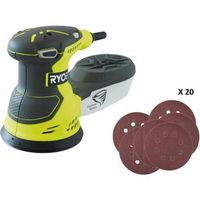 lijadora de orbita aleatoria  20 hojas - 300w ryobi