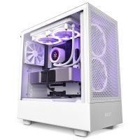 nzxt h5 flow cristal templado usb-c31 blanca