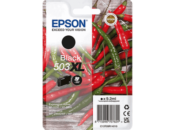 Cartucho de tinta - Epson 503XL INK Black, Tamaño XL, Hasta 550 páginas, Negro