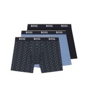 boss para hombre 50554438 set 3 boxers diary azul m homewear algodon
