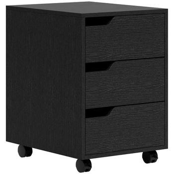Cajonera de oficina 40x50x57.5 cm negro