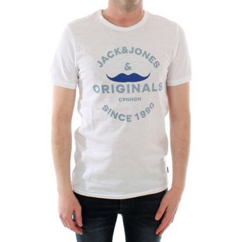 Jack & Jones Camiseta 12183257 JORIKER TEE SS CREW NECK KA JR WHITE para niño