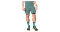 pantalon corto dynafit ultra azul 2 en 1  hombre