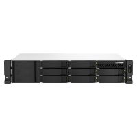 qnap ts-864eu-rp-8g servidor nas para rack 19 2u negro