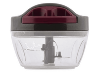 picadora - jata hogar ac57 pica y bate manual 300 ml libre bpa gris granate