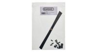 kit elvedes con 10 cables de cambio de marcha compatible shimano super 240 mm   extremos de cable negros