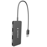 hub gembird 4 puertos usb 20 480 mbps modelo uhb-u2p4-04 cable integrado