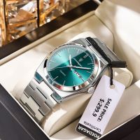 poedagar relojes de lujo para hombre reloj luminoso resistente al agua con fecha y semana para hombre reloj de pulsera informal de acero inoxidable a la moda de cuarzo para hombre reloj