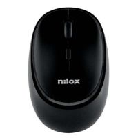raton wireless bluetooth negro 1600dpi recargable click silencioso 4 botones