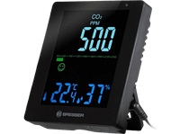 medidor de co2 - bresser smile co2 deteccion humedad temperatura de 0 a 50c negro