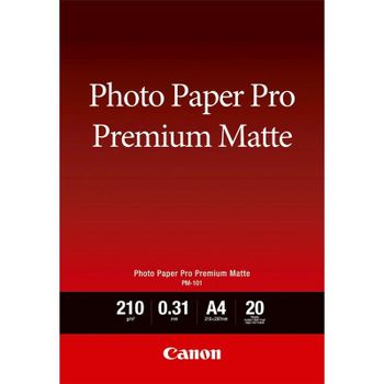 Papel Fotográfico Canon Pro Premium PM-101 A4 20 Hojas