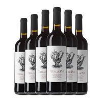gleva estates vino tinto terra de pau terra joven 75 cl 13 vol pack de 6 unidades