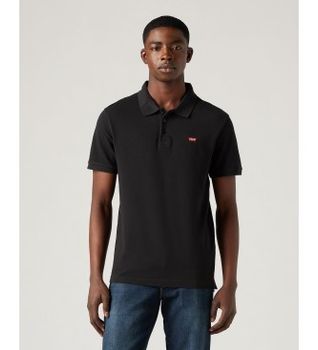 Levi's para hombre. 35883-0007 Polo Hm negro (S), Casual, Algodón, Manga corta