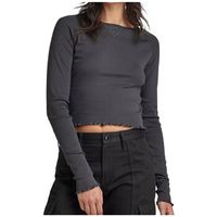 g-star raw tops y camisetas cropped baby sis raglan para mujer