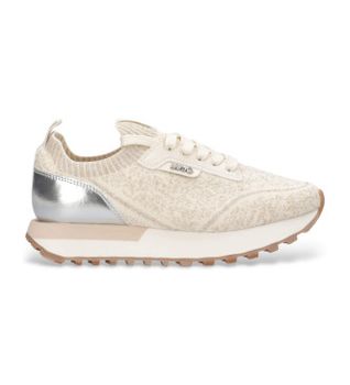 Liu Jo para mujer. BA6067TX525S1400 Zapatillas Evelyn 916 milk (41), Beige, 1 a 3cm, Cordones, Casual