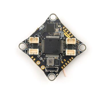 Controlador de vuelo Happymodel CrazyF405HD ELRS AIO 1-2S F4 de 25,5 mm x 25,5 mm con 12A BL_S 4In1 ESC y receptor integ