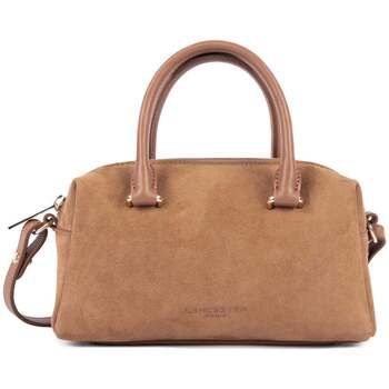 LANCASTER Bolso de mano Bolso de mano Con cremallera Suède Cube Camel para mujer