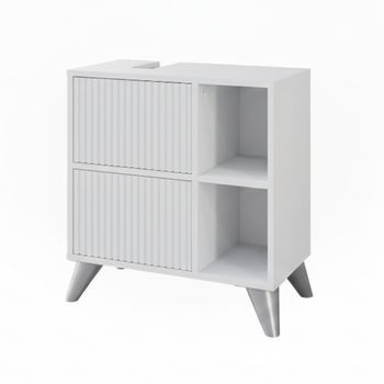 Mueble Bajo Lavabo Leano 60 X 62 Cm Con 2 Cajones Vicco