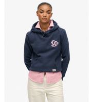 superdry para mujer w2012573a sudadera sdco neon marino s casual algodon manga larga