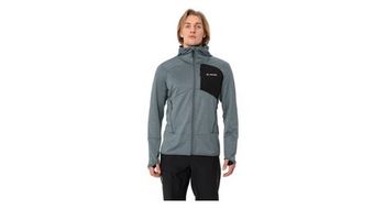 Forro polar con capucha vaude monviso ii gris