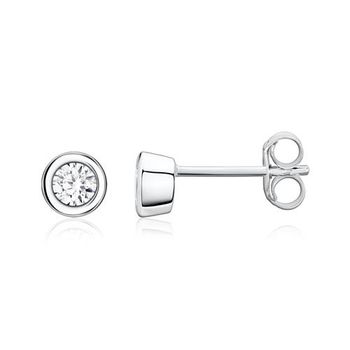 Pendientes de plata de alta calidad 925 circonitas