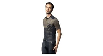 Maillot de manga corta ale mountain marron
