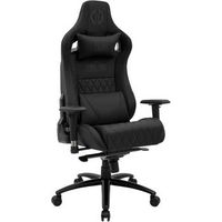 silla de oficina keren de piel natural cuero autentico negro 64x70x133 cm clp