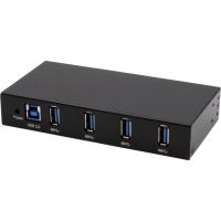 hub exsys 4 puertos 5 gbps modelo ex-11234hms-2 con montaje flexible y proteccion esd