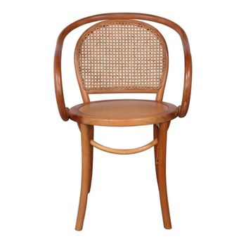 Silla madera de haya marrón