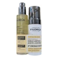 filorga kit skin-prep mousse limpieza 150ml  regalo aceite 150ml