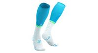 calcetines compressport full socks oxygen azul verde