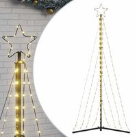 arbol de navidad led 339 leds blanco calido 187 cm vidaxl