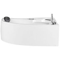 banera de hidromasaje esquinera de acrilico blanco con luces led izquierda neiva