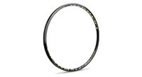 llanta trasera i kon bmx i 451x19 5mm i 36 agujeros negra   amarilla