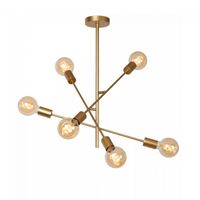 plafon de techo moderno lester 6 luces