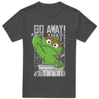 sesame street camiseta go away para hombre