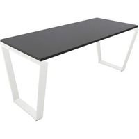 mesa marco piramide invertida 160x80 cm gris