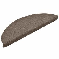 felpudos autoadhesivos para escaleras 30 piezas beige 56 x 17 x 3 cm semicirculares