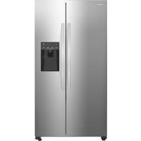 kenwood american-style fridge freezer stainless steel ksbsdix16 silver