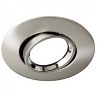 empotrable redondo niquel bombilla led 8w neutra