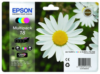 cartucho de tinta - epson multipack 18 pack 4 colores