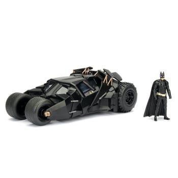 Batman - Batmóvil 1:24 de Metal El Caballero Oscuro con Figura Batman