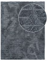 alfombra de piel arnia antracita 60x100 cm