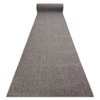 alfombra de pasillo casablanca loom gris lazo suave interior y exter 120x550 cm