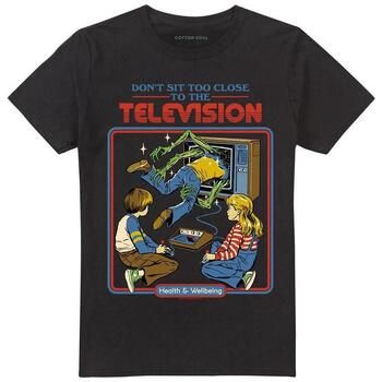 Steven Rhodes Camiseta Dont Sit Too Close para hombre