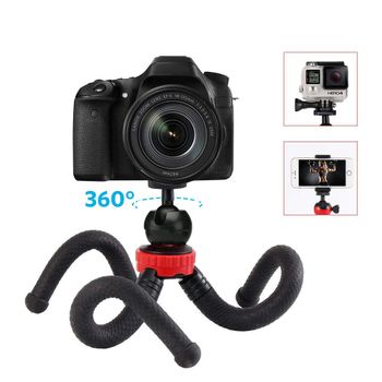 Trípode de escritorio portátil, pulpo Flexible, soporte para trípode para teléfono móvil, monopié, palo de Selfie para iPhone, cámara DSLR, Gopro