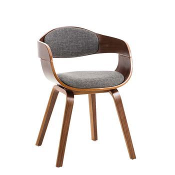 Dudeco Silla Berlim De Tela Nogal Y Gris Claro